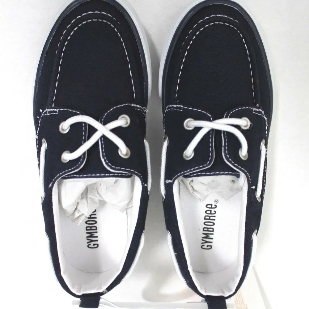 Gymboree Navy Canvas Slip-On Boat Shoes Size 1